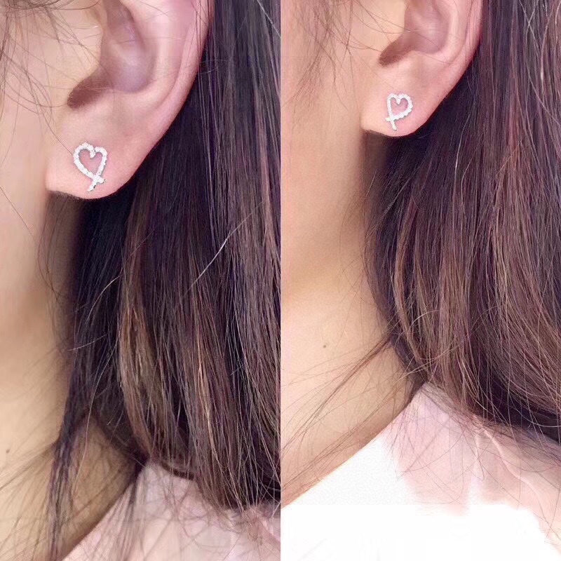 18K Tiffany & Co. Diamond Earrings