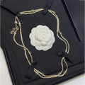 18K Chanel 24B Flowers Long Necklace