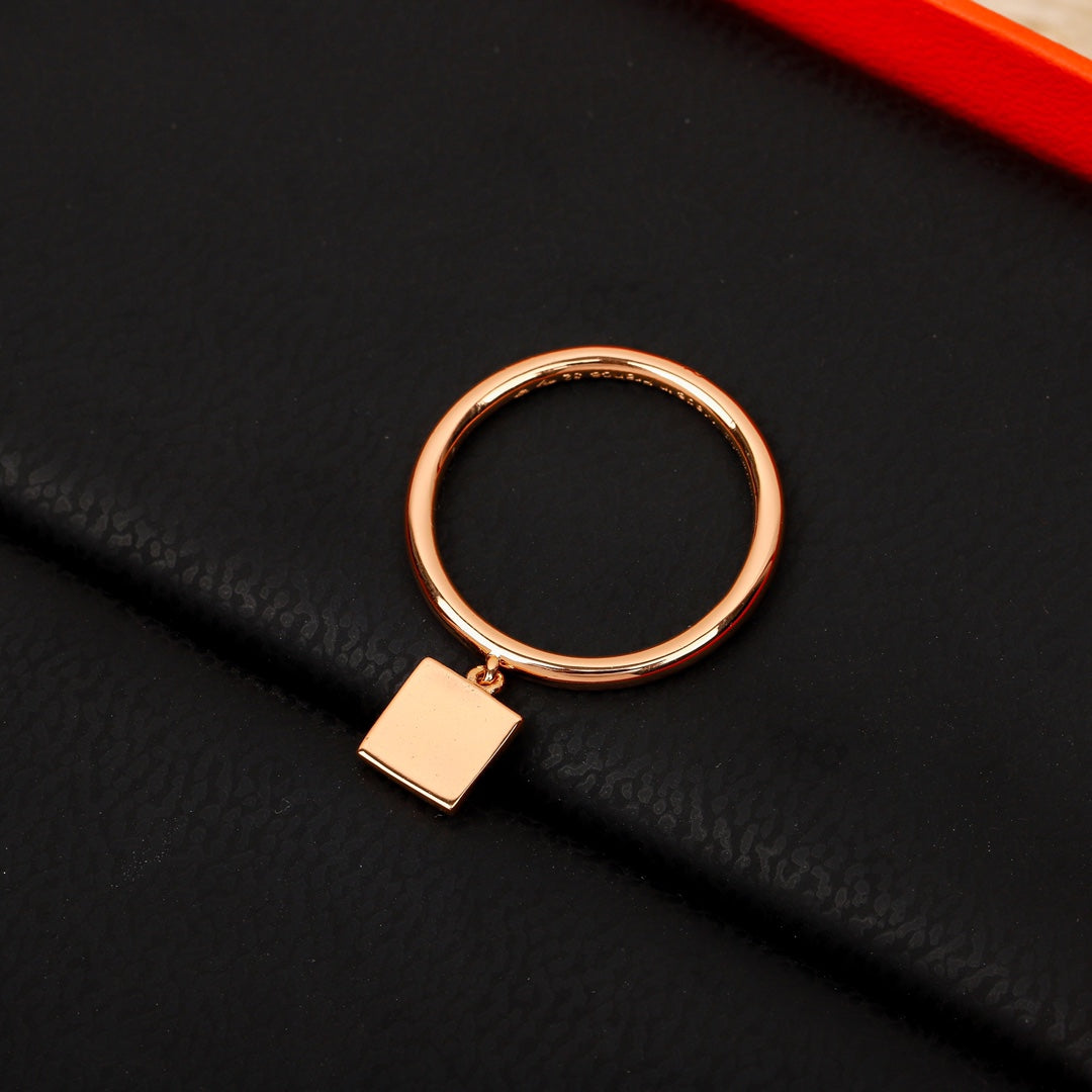 18K Chaine D'ancre Verso Hermès Ring