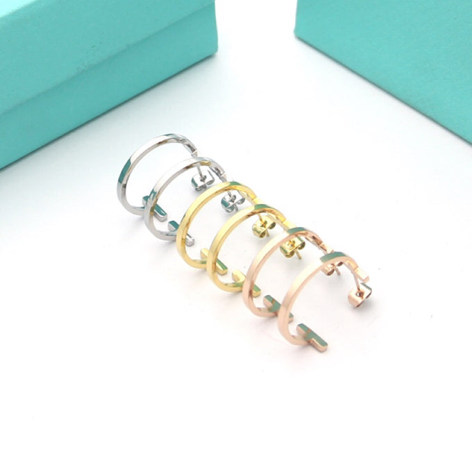 18K Tiffany & Co. Hoop Earrings