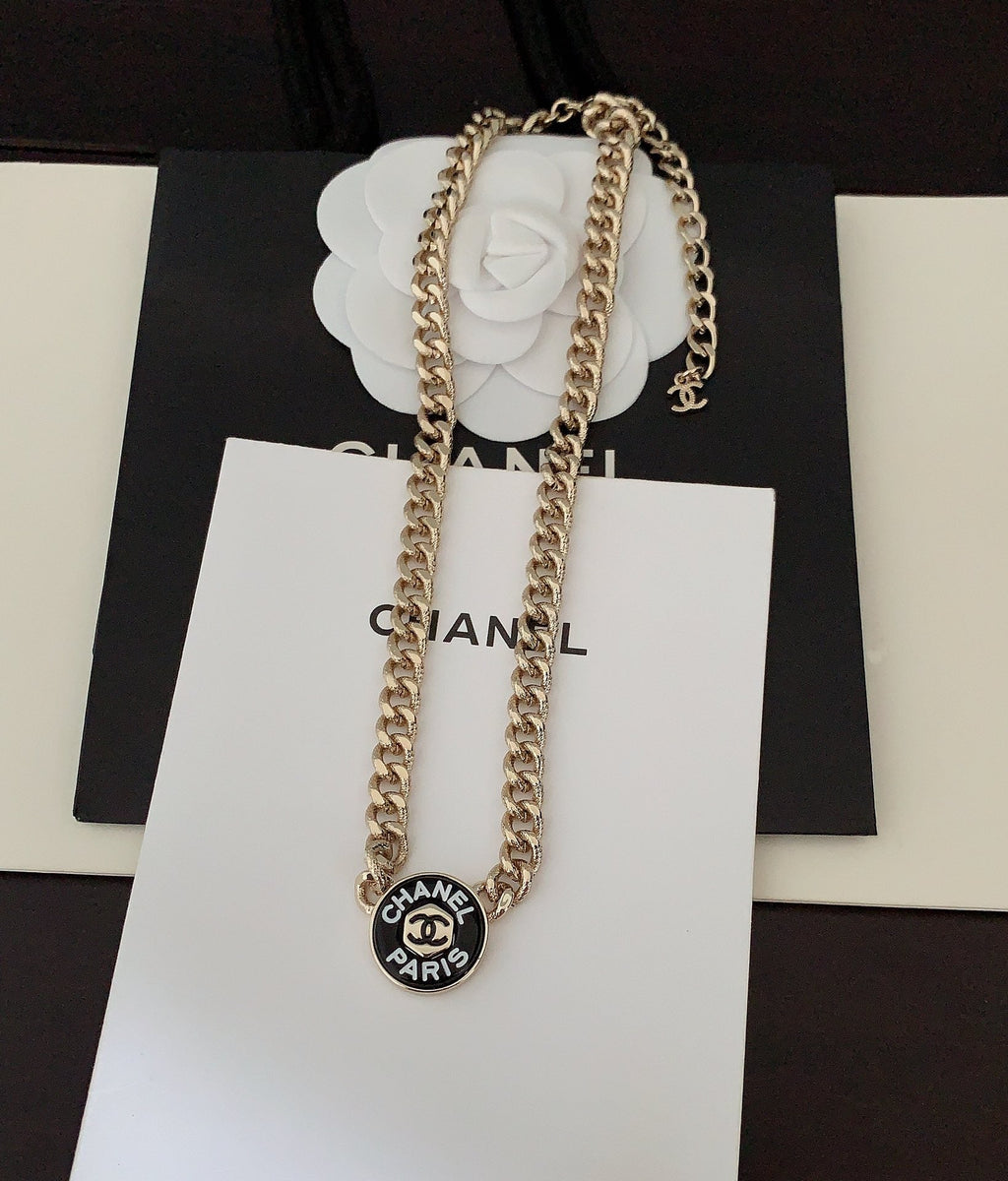 18K Chanel Paris Choker Necklace