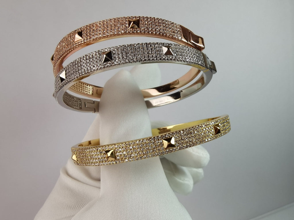 18K Collier De Chien Diamond Hermès Bracelet