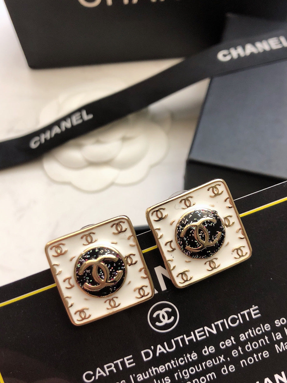18K Vintage Chanel Earrings