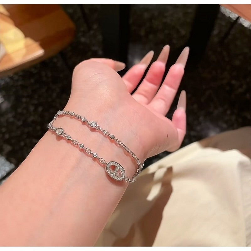18K Hermès Farandole Diamond Bracelet