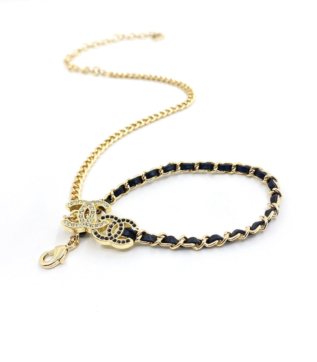 18K Chanel Black & White Necklace
