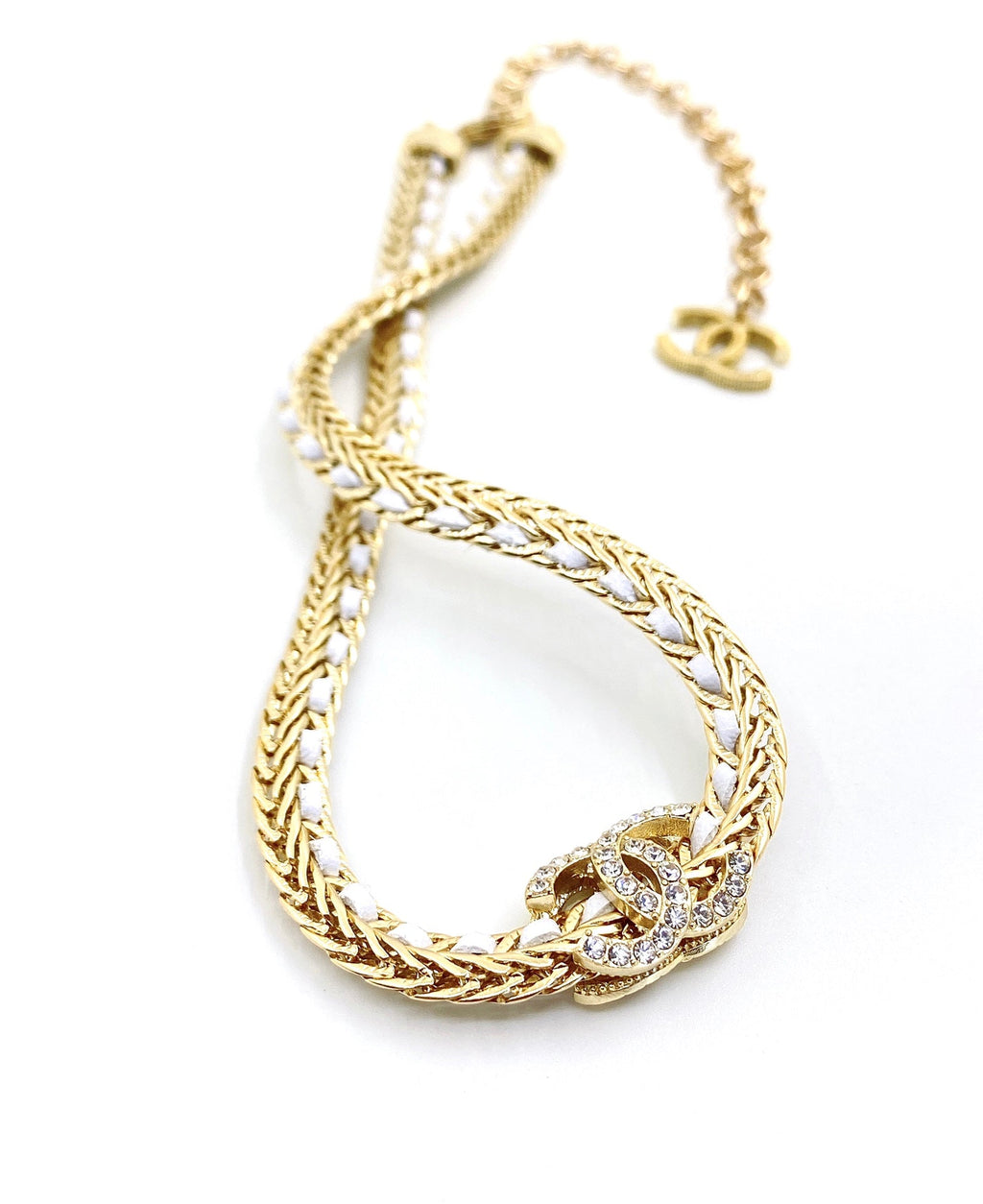 18K Chanel Diamonds Choker Necklace