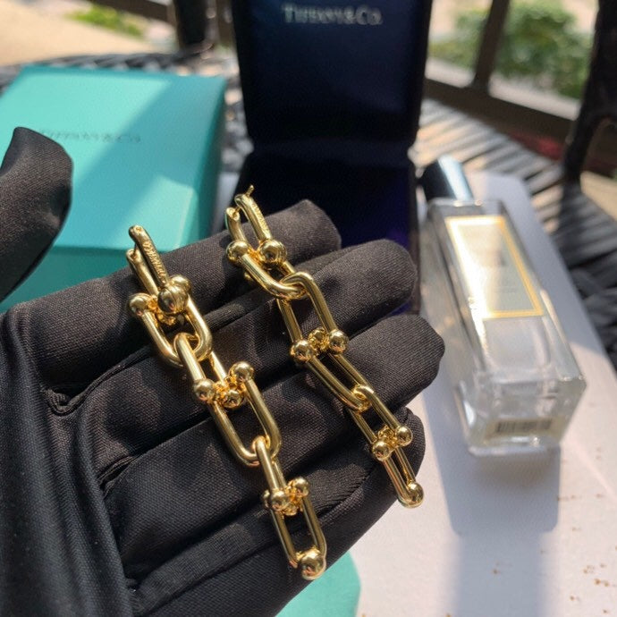 18K Tiffany & Co. HardWear Graduated Link Earrings