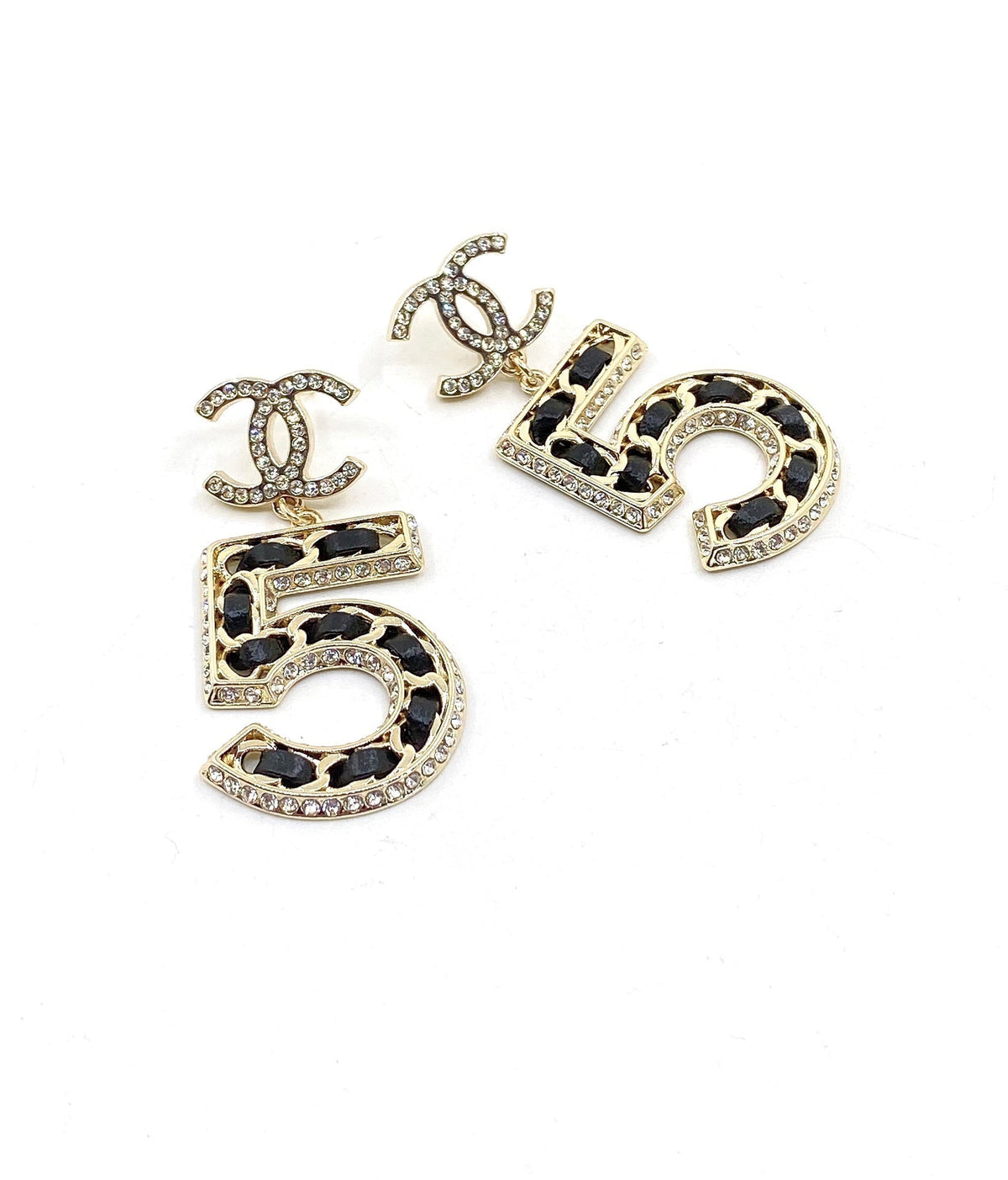 18K Chanel N0.5 Perfume Earrings