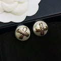 18K Chanel Pearl Earrings
