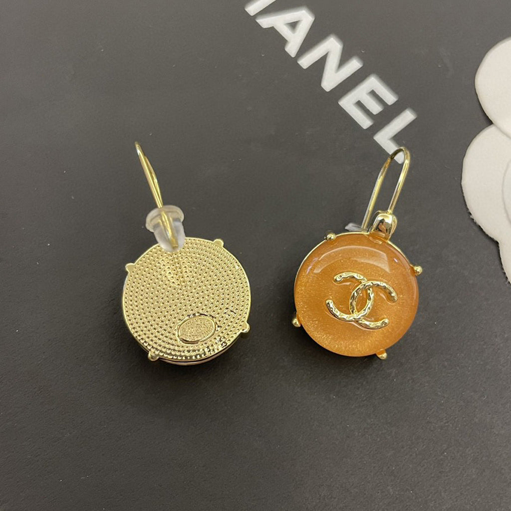 18K Chanel Crystals Earrings