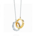 18K Tiffany & Co. 1837 Interlocking Circles Pendant Necklace