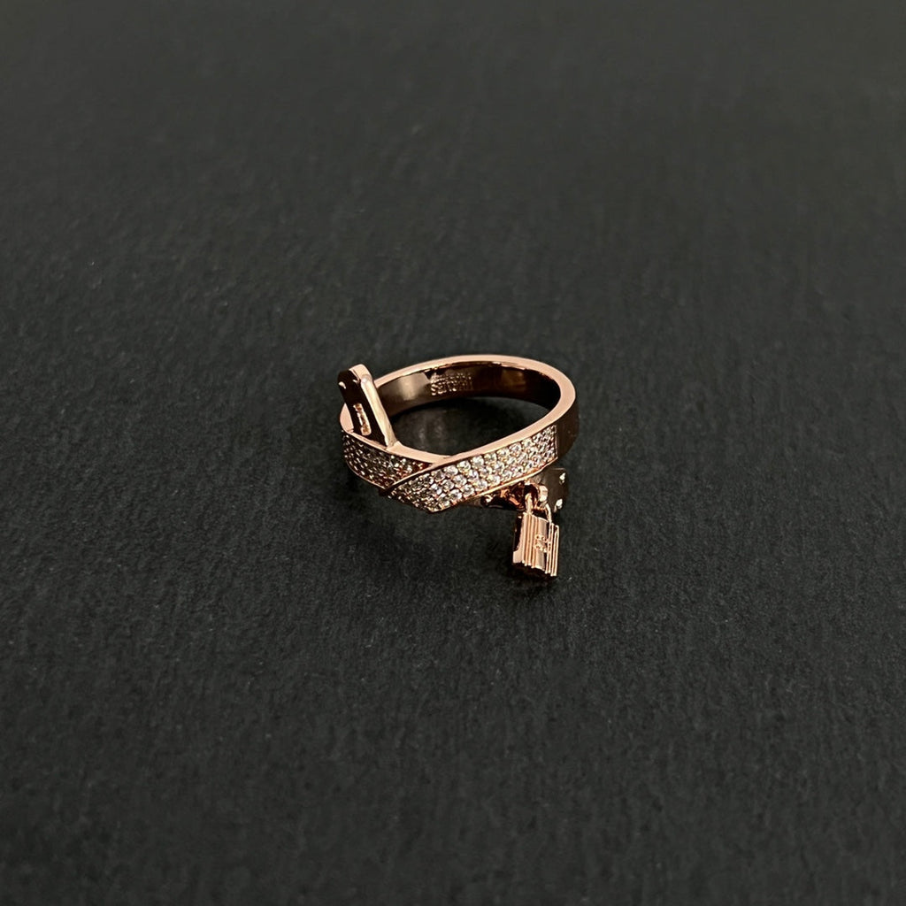 18K Kelly Gavroche Diamonds Hermès Ring