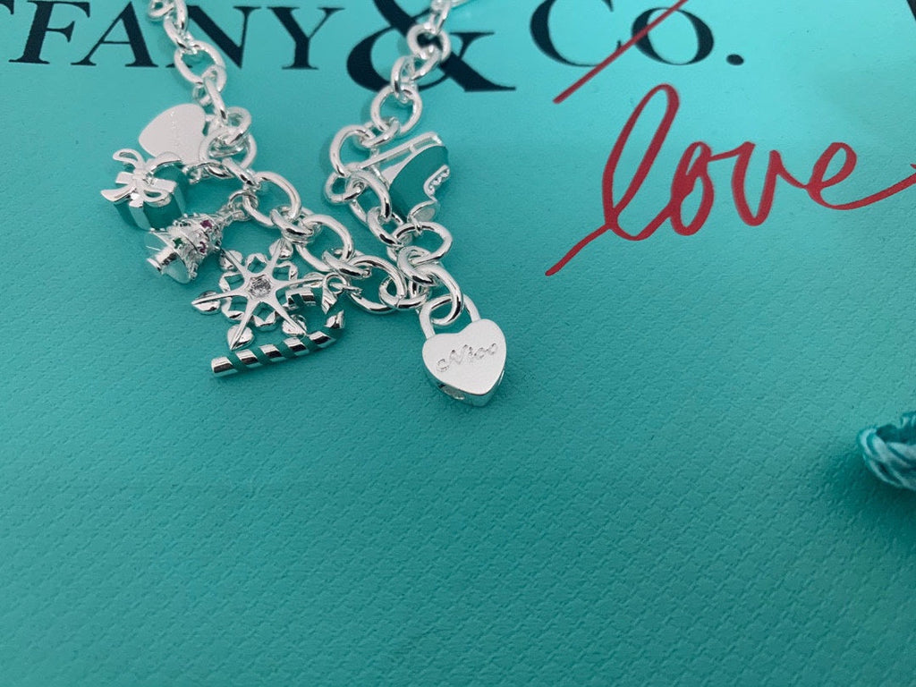 18K Tiffany & Co. Christmas Tag Bracelet