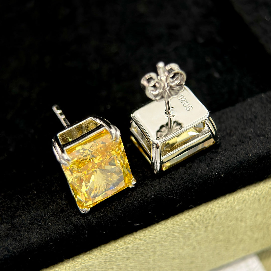 18K Tiffany & Co. Yellow Crystal Earrings