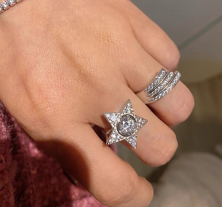 18K Chanel Comete Diamonds Ring