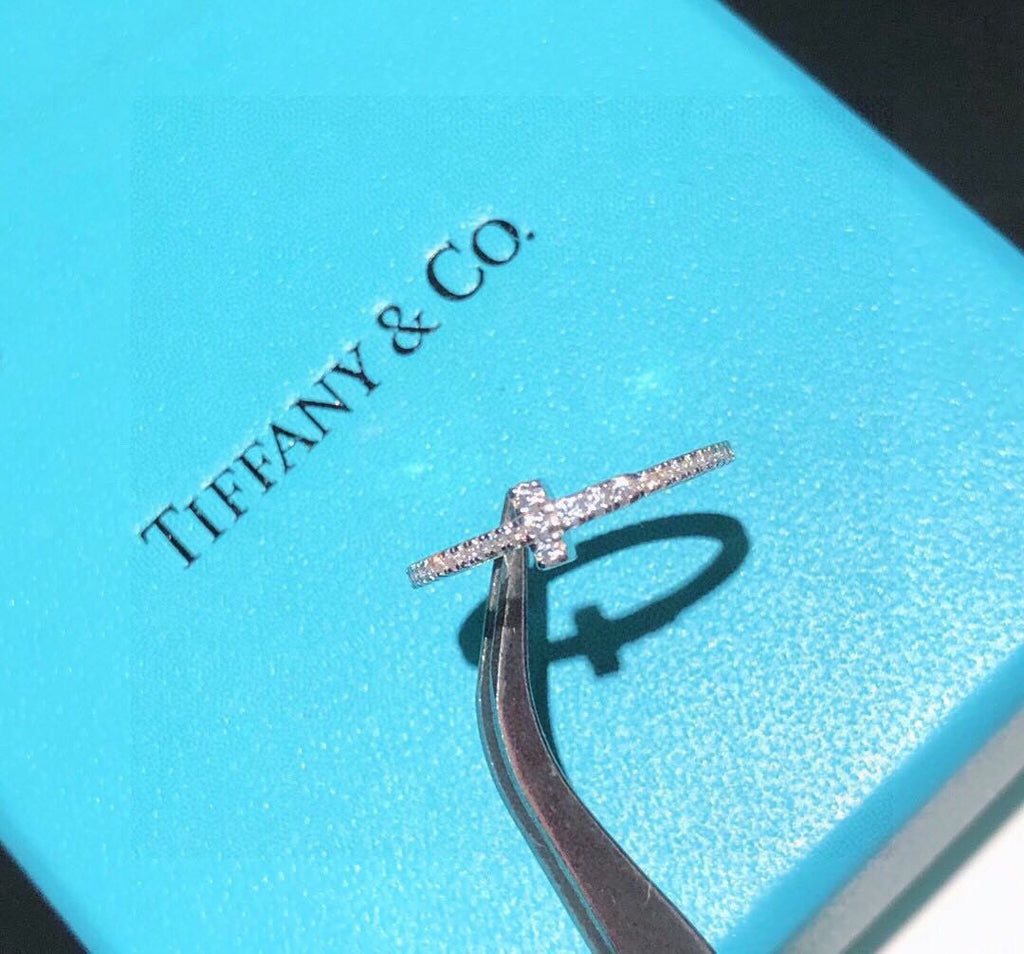 18K Tiffany & Co. Diamond Wire Ring