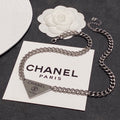 18K Chanel Triangle Necklace
