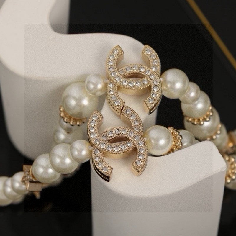 18K Chanel 26C Long Pearl Necklace