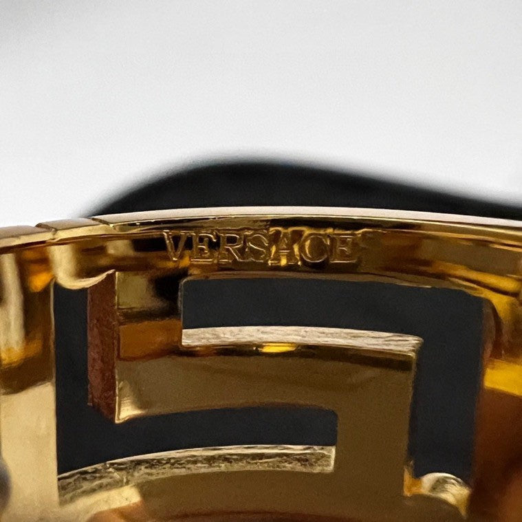 18K Versace GRECA Ring