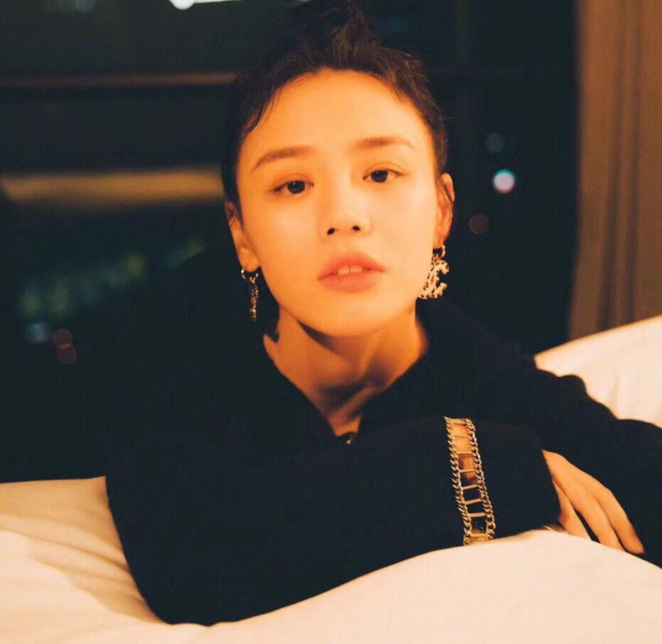18K Chanel Pendant Leather Earrings