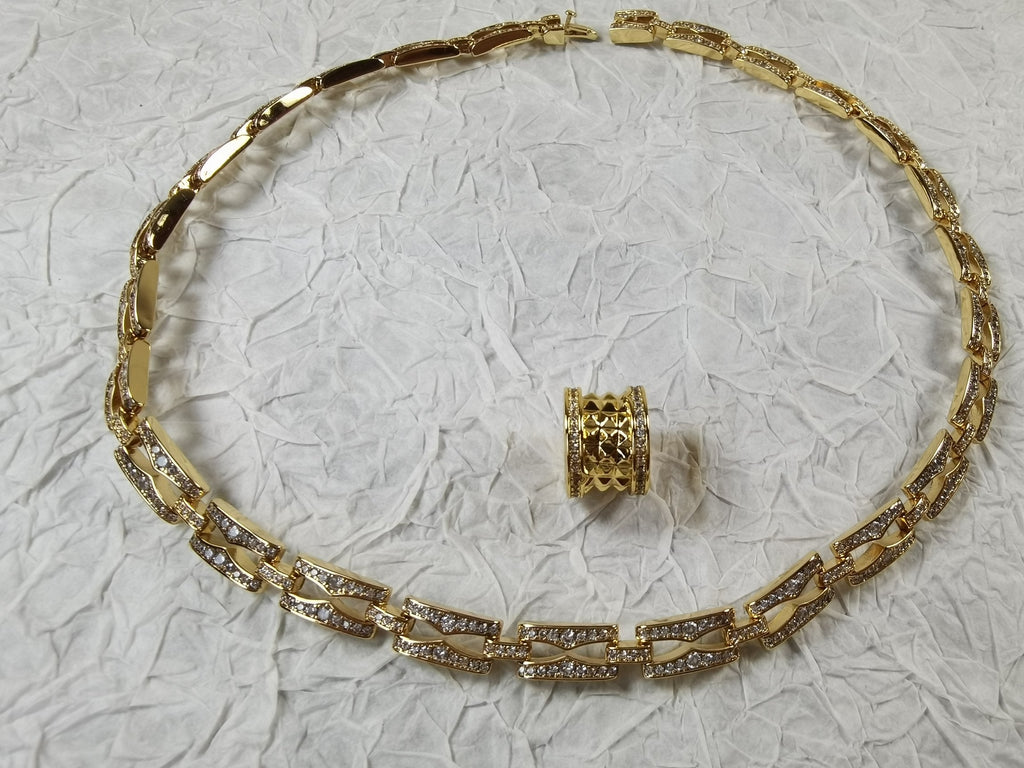 18K BVLGARI B.ZERO1 Diamonds Chain Link Necklace