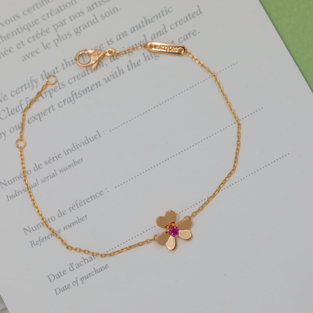 18K Van Cleef & Arpels Frivole Ruby Bracelet