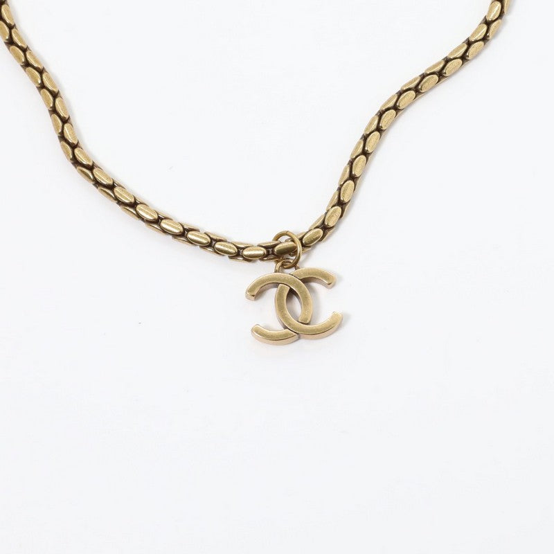 18K Chanel Vintage Gold Choker Necklace