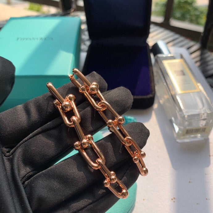 18K Tiffany & Co. HardWear Graduated Link Earrings