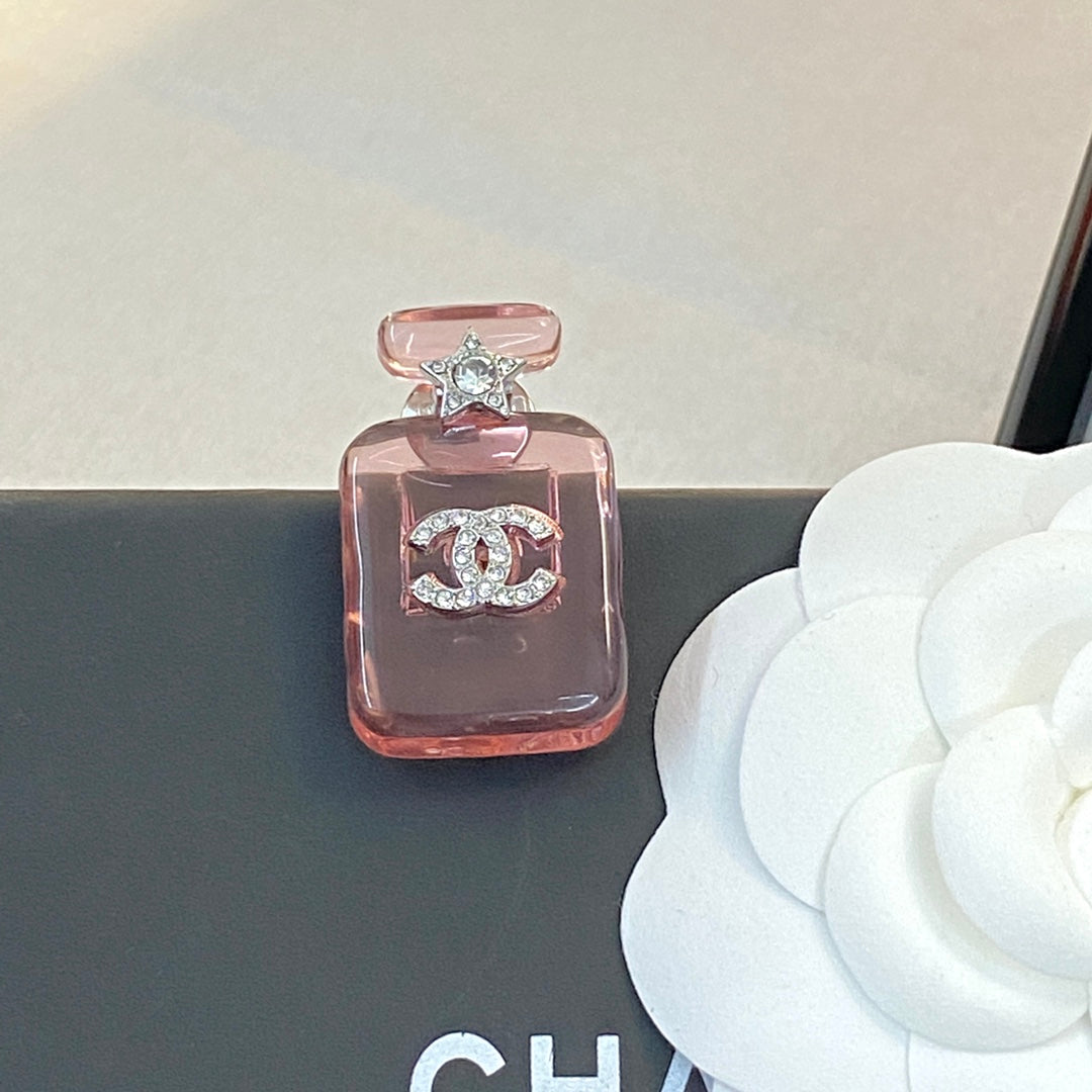 18K Chanel Perfume Color Bottle Brooch