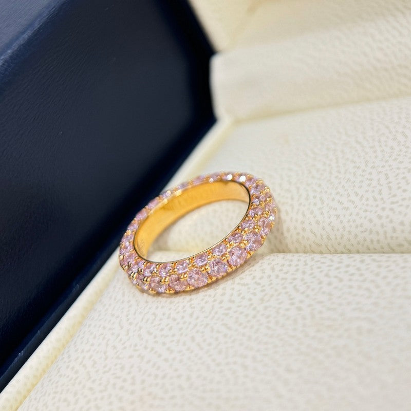 18K Tiffany & Co. Pink Crystal Ring