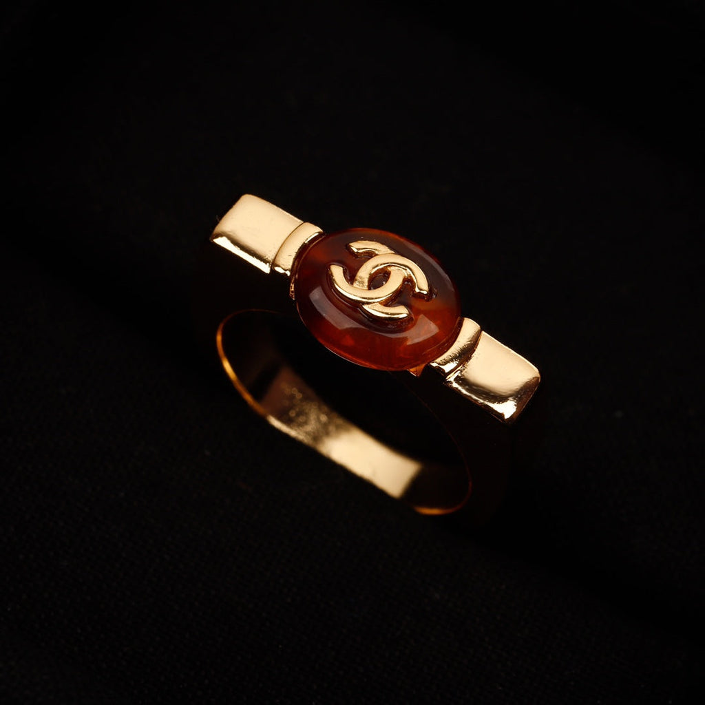 18K Chanel Red Ring