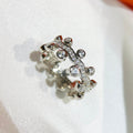 18K Vine Flower Dewdrops Diamond Hermès Ring