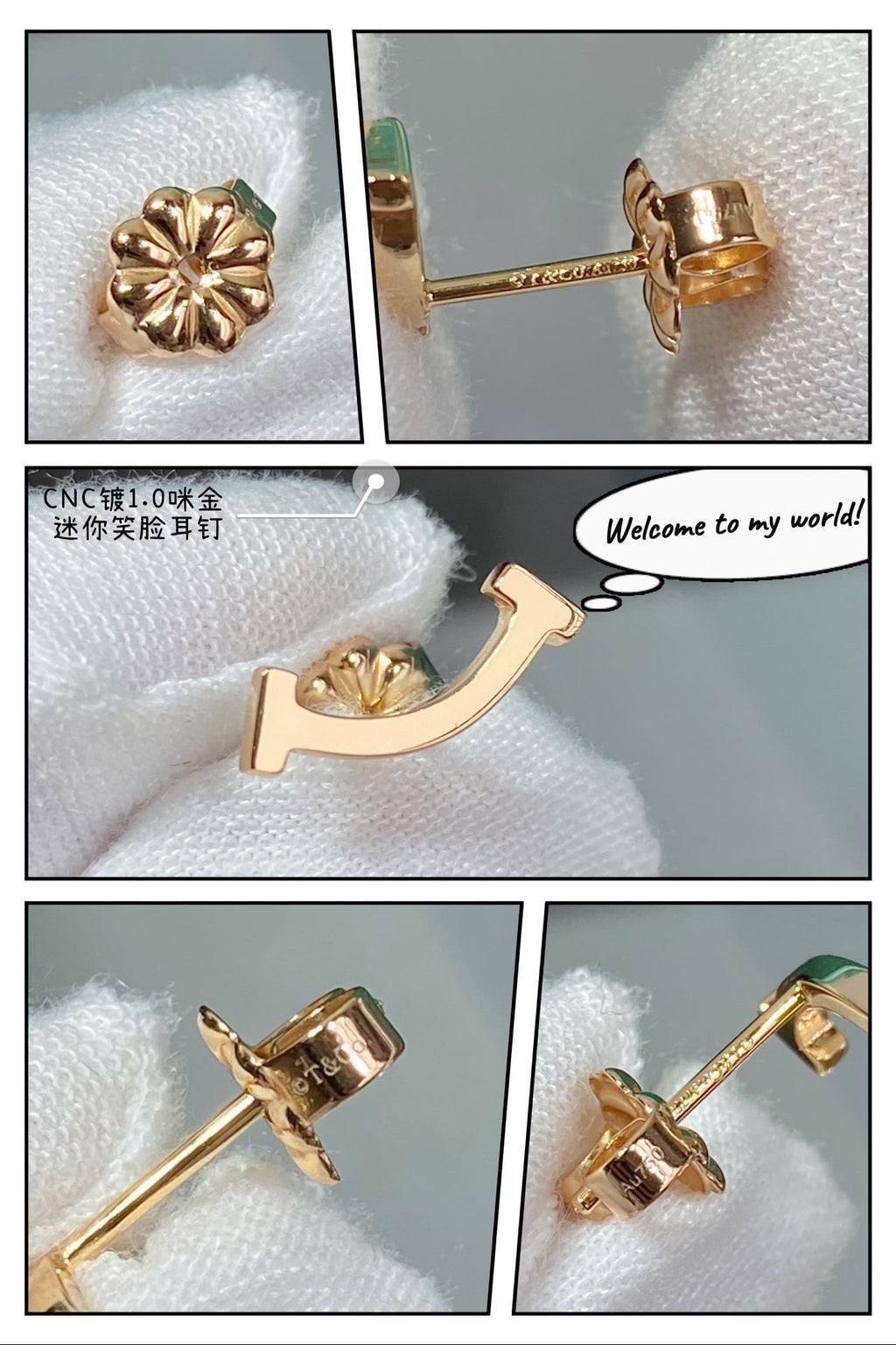 18K Tiffany & Co. Smile Earrings