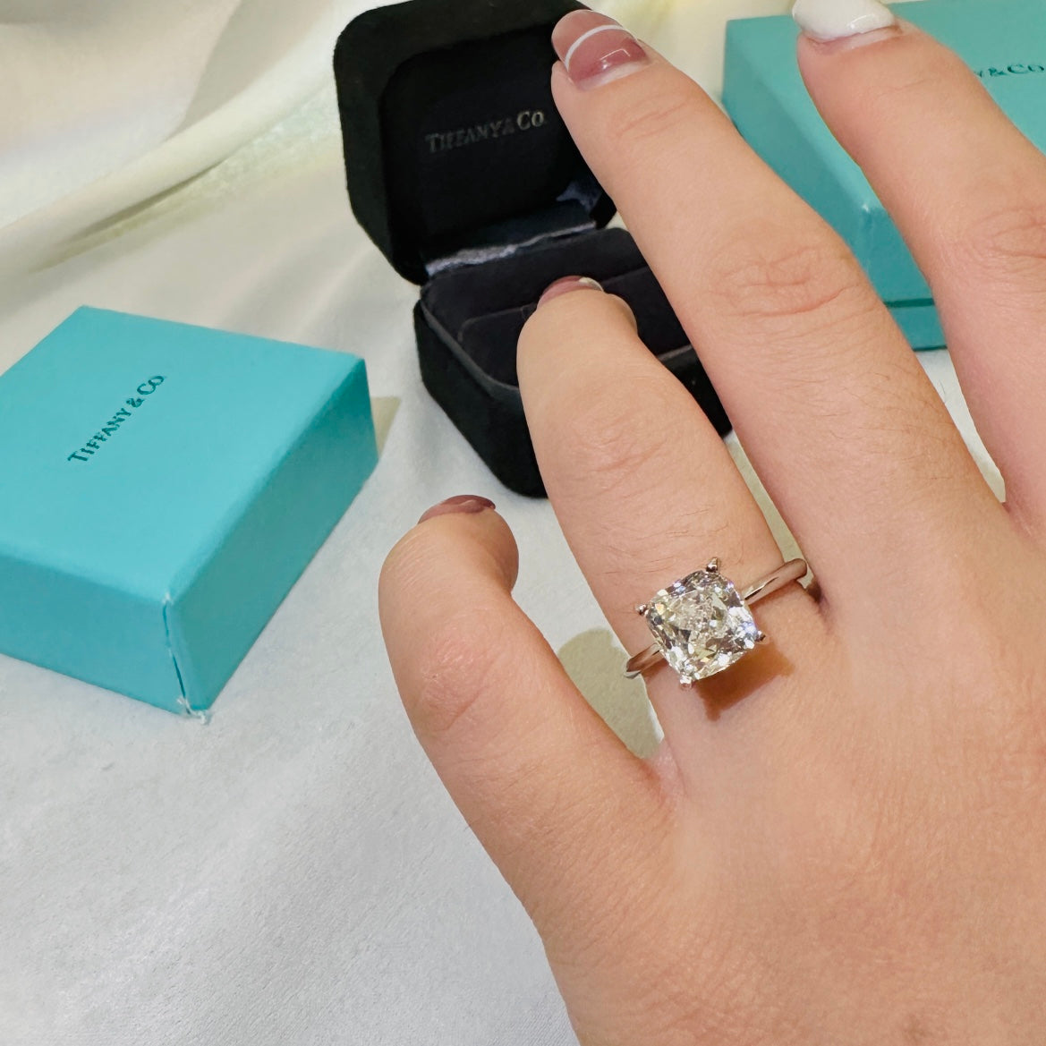 18K Tiffany & Co. True Engagement Ring