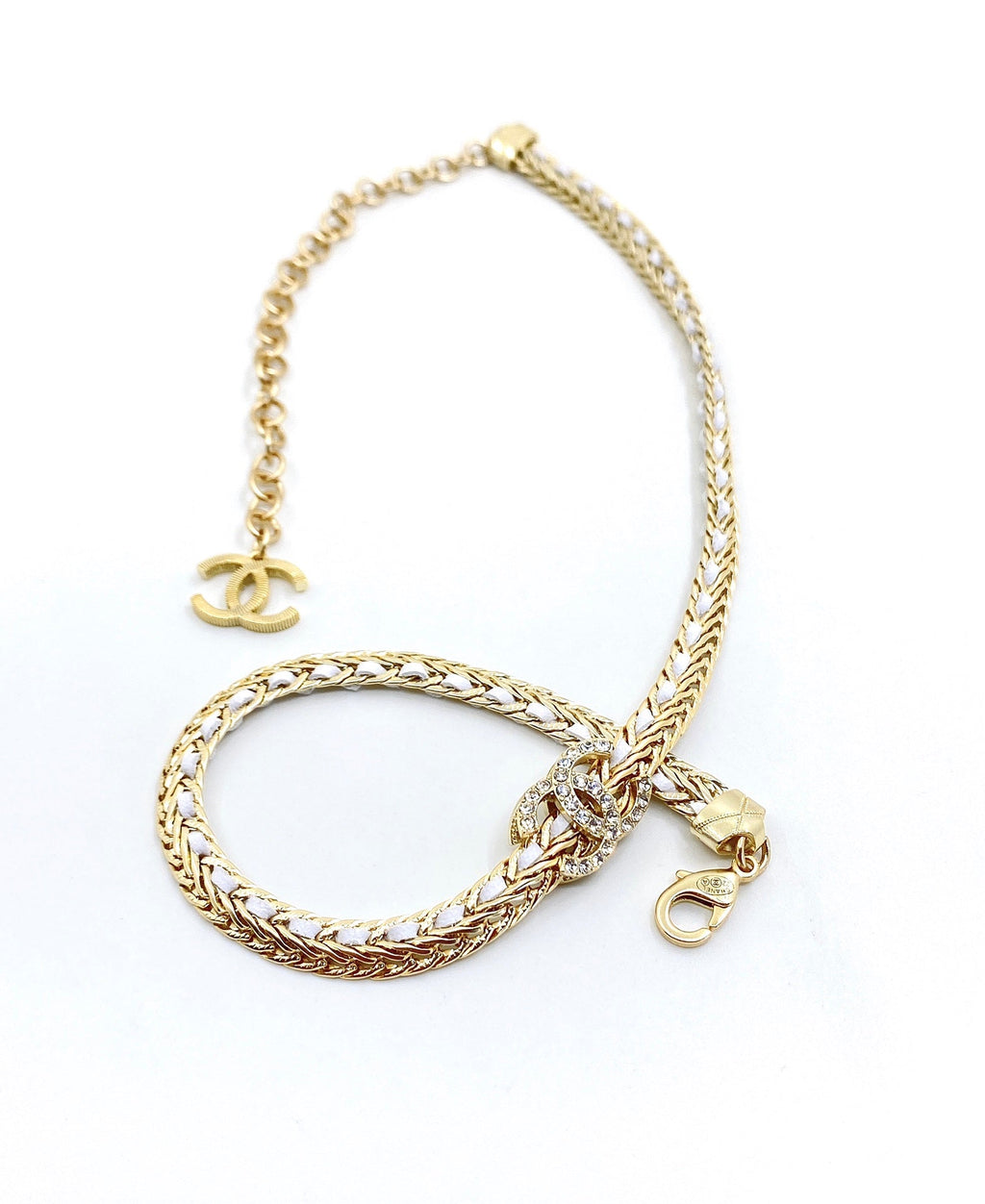 18K Chanel Diamonds Choker Necklace
