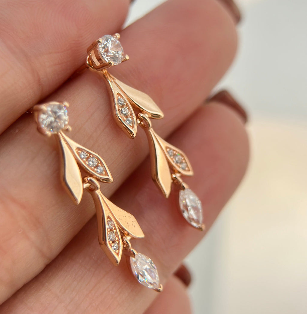 18K Tiffany & Co. Victoria Vine Convertible Drop Earrings