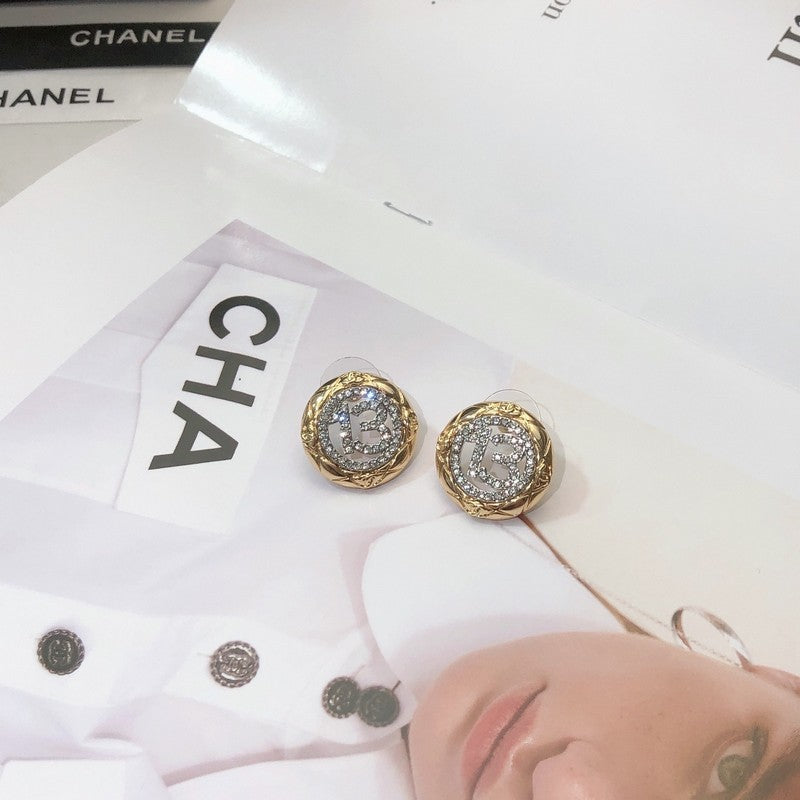 18K Chanel No.13 Diamond Earrings
