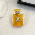 18K Chanel Perfume Color Bottle Brooch