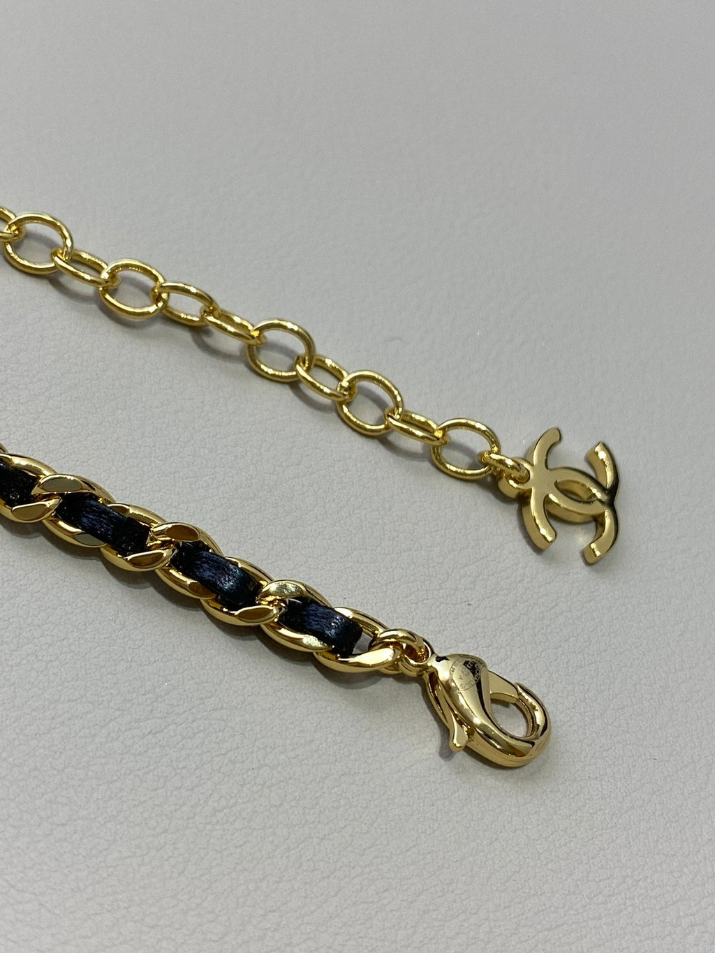 18K Chanel Pearl Chain Necklace