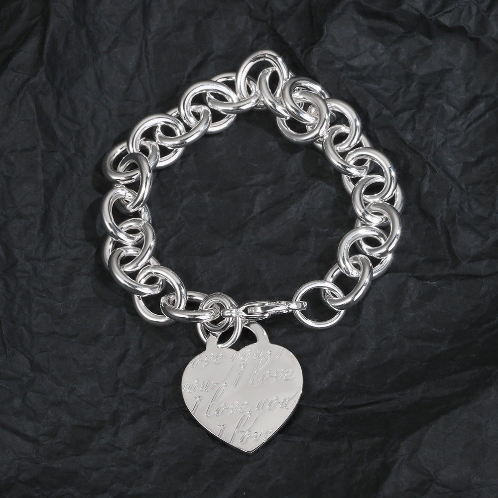 18K Tiffany & Co. Heart Tag Bracelet