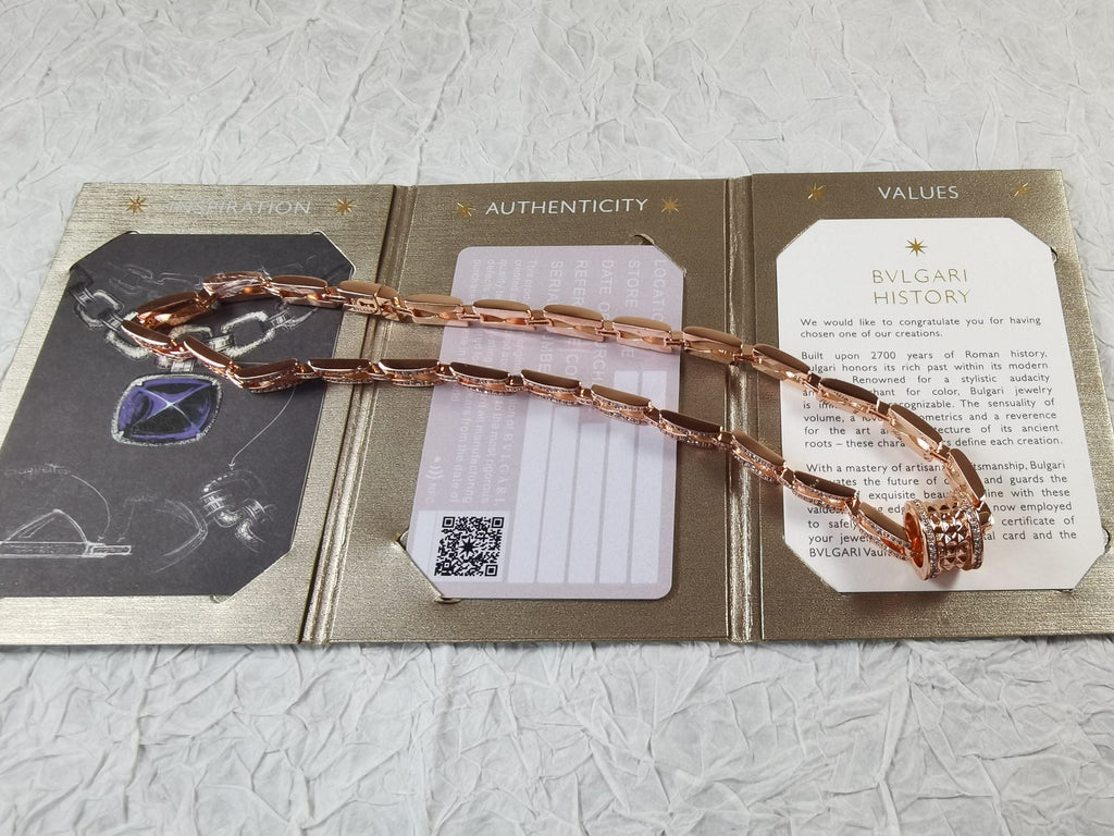 18K BVLGARI B.ZERO1 Diamonds Chain Link Necklace
