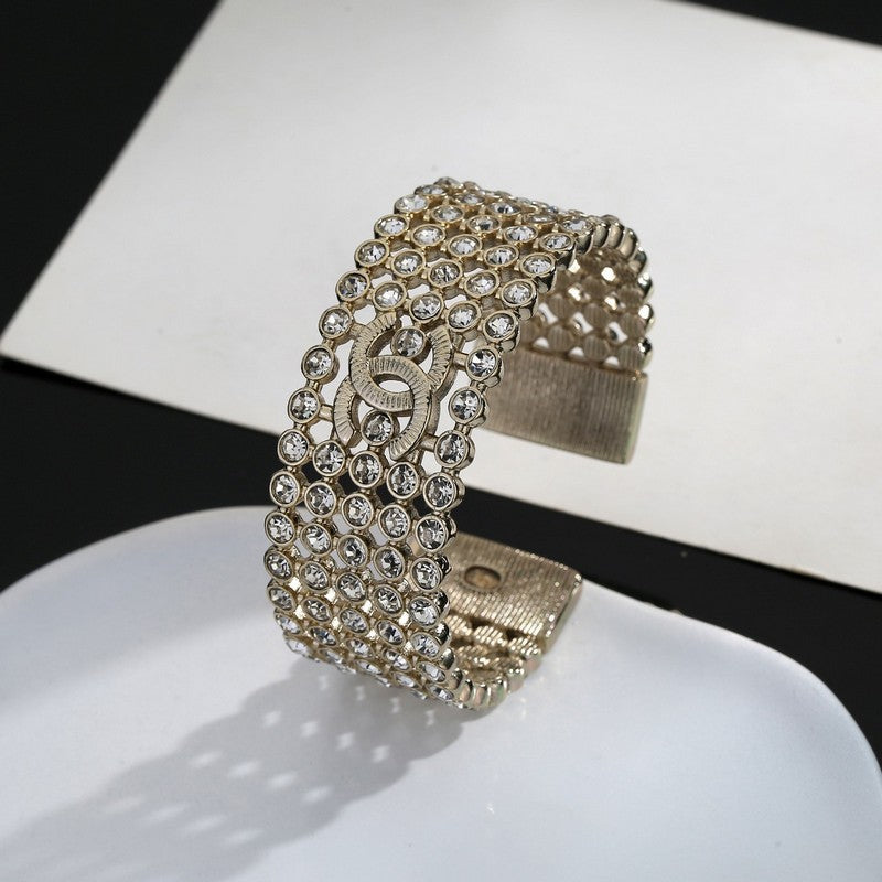 18K Chanel Diamond Cuff Bracelet