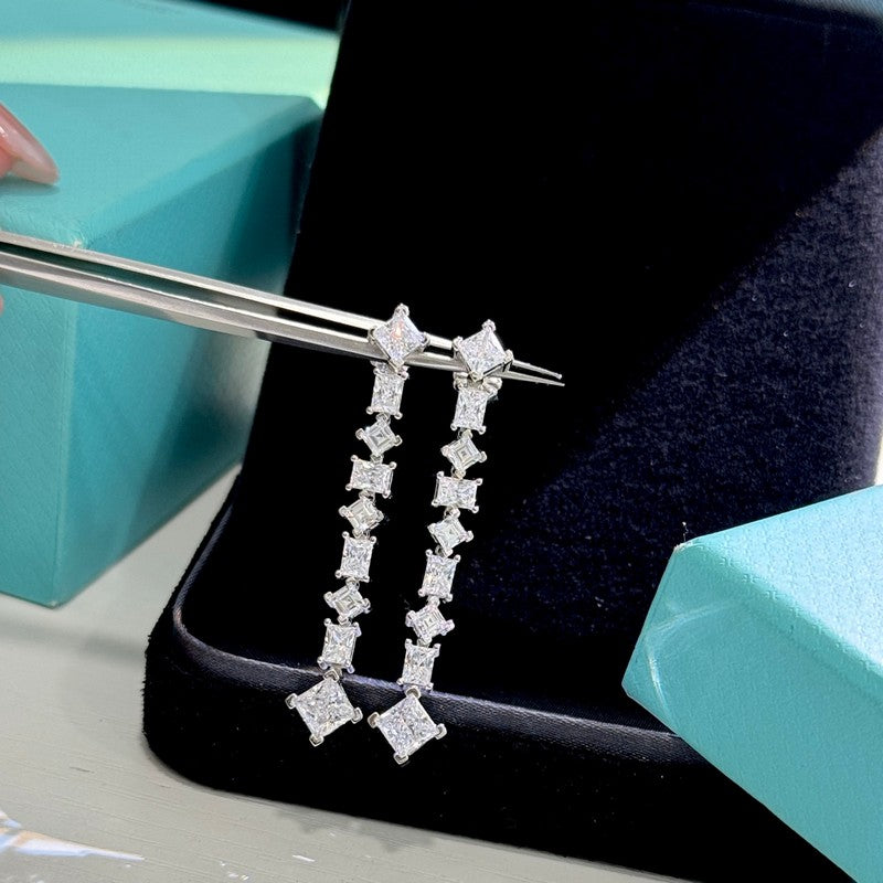 18K Tiffany & Co. Diamond Earrings