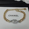18K Chanel Diamond Chain Bracelet