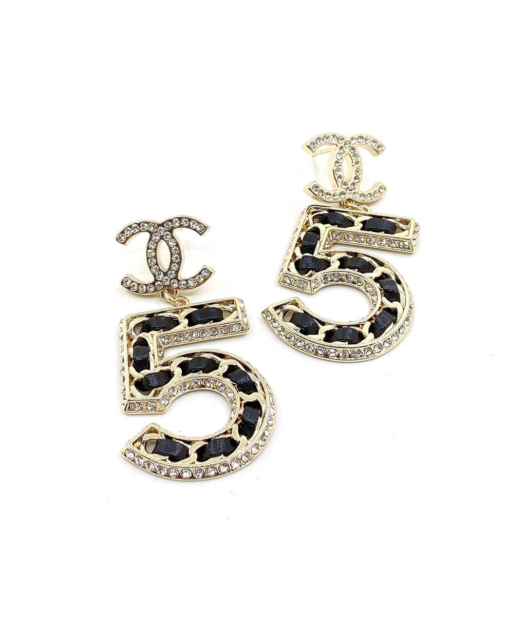 18K Chanel N0.5 Perfume Earrings