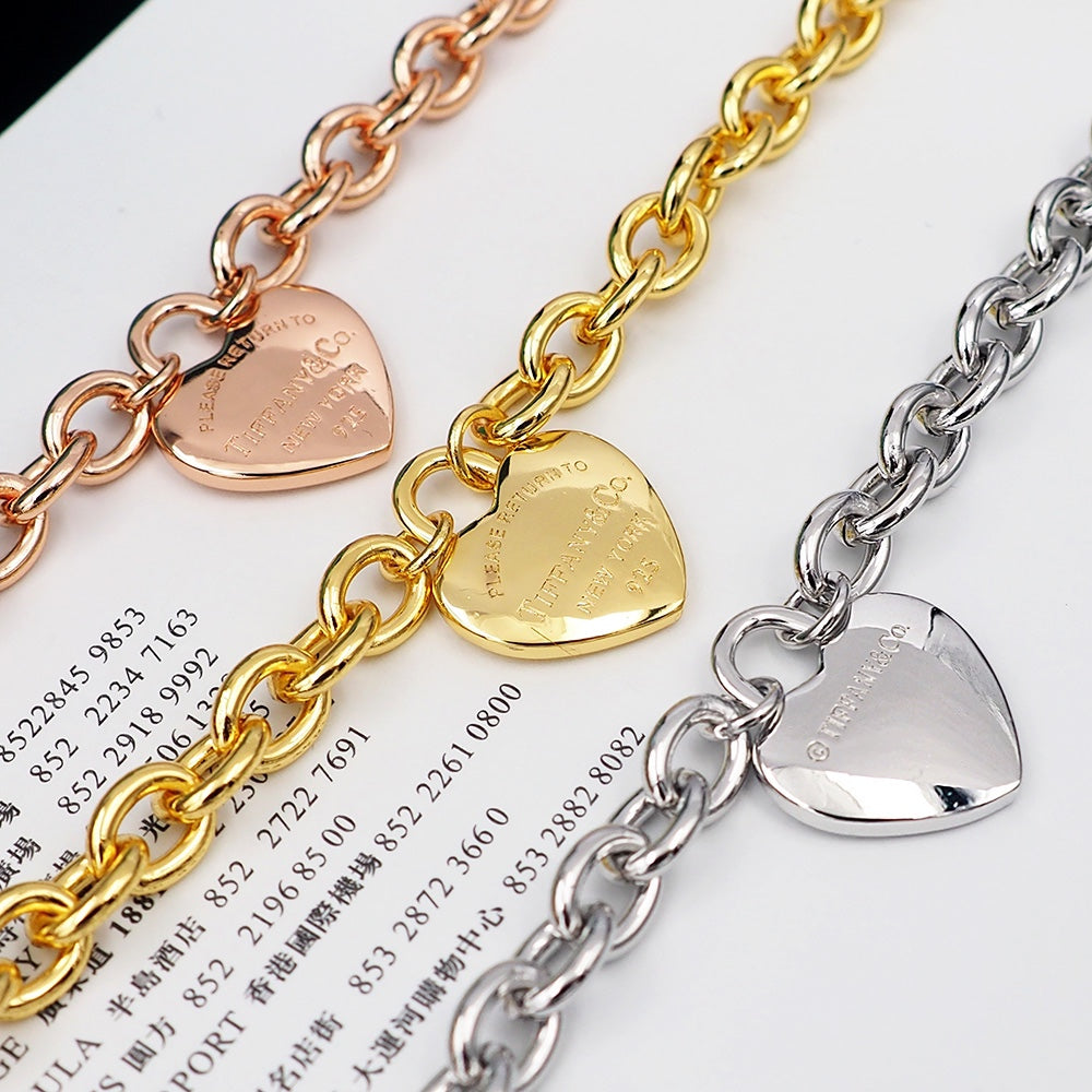 18K Tiffany & Co. Tag Chain Bracelet