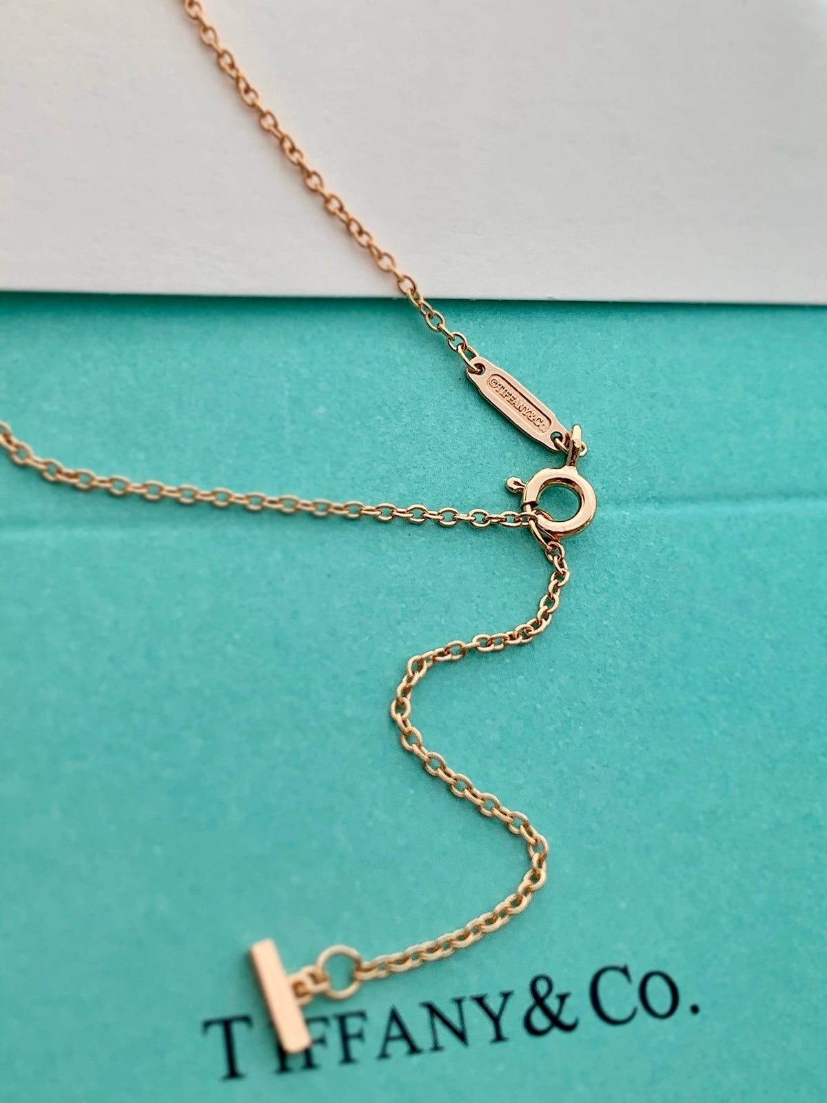 18K Tiffany & Co. Smile Pendant Necklace