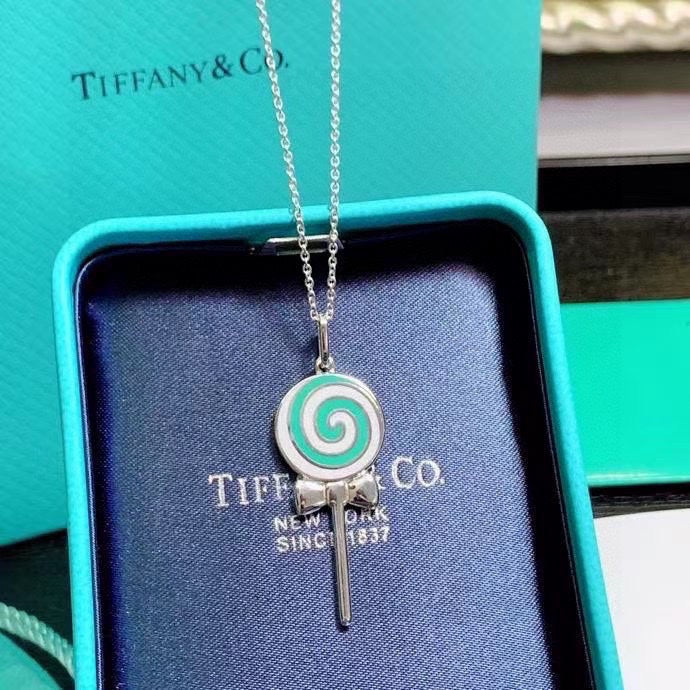 18K Tiffany & Co. Lollipop Charm Chain Necklace