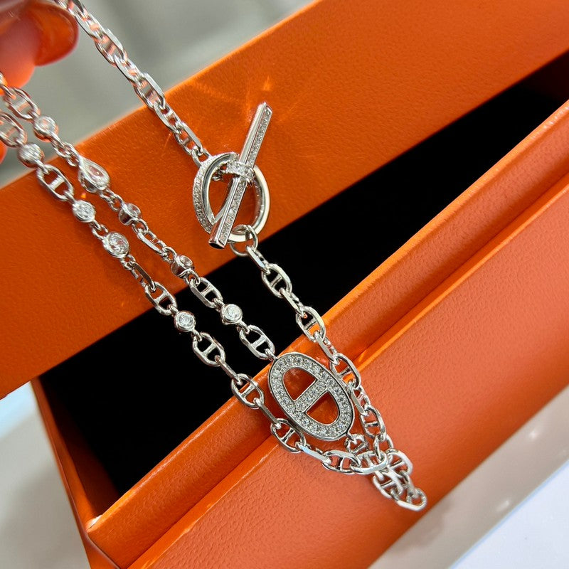 18K Hermès Farandole Diamond Bracelet