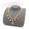 18K Chanel Color Typo Necklace
